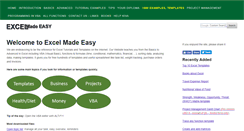 Desktop Screenshot of excelmadeeasy.com